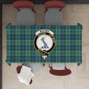 MacNeil of Colonsay Ancient Tartan Tablecloth with Family Crest