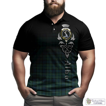 MacNeil of Colonsay Ancient Tartan Polo Shirt Featuring Alba Gu Brath Family Crest Celtic Inspired