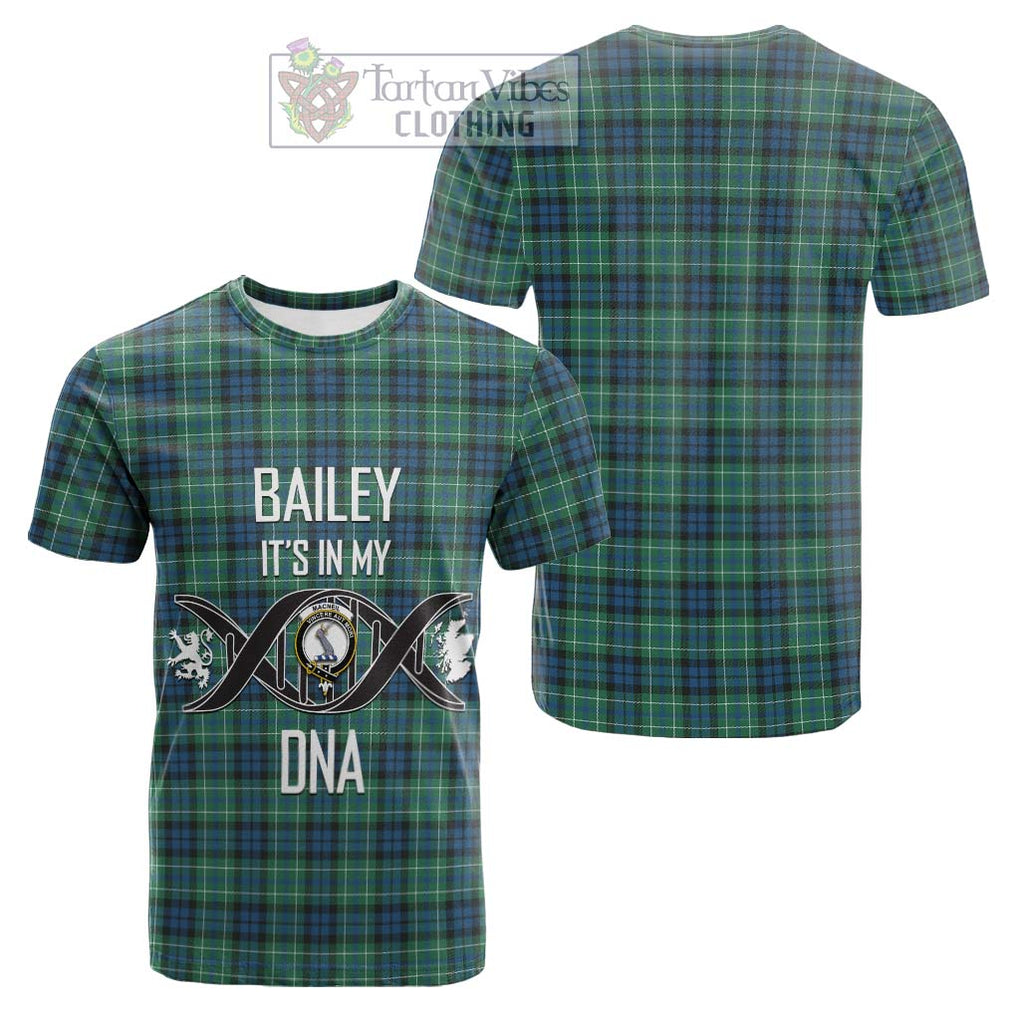 Tartan Vibes Clothing MacNeil of Colonsay Ancient Tartan Cotton T-shirt with Family Crest DNA In Me Style