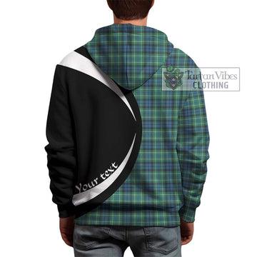 MacNeil of Colonsay Ancient Tartan Hoodie with Family Crest Circle Style