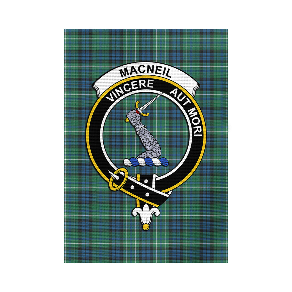 MacNeil of Colonsay Ancient Tartan Flag with Family Crest - Tartan Vibes Clothing