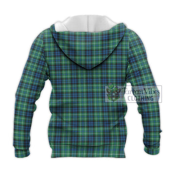 MacNeil of Colonsay Ancient Tartan Knitted Hoodie with Family Crest DNA In Me Style