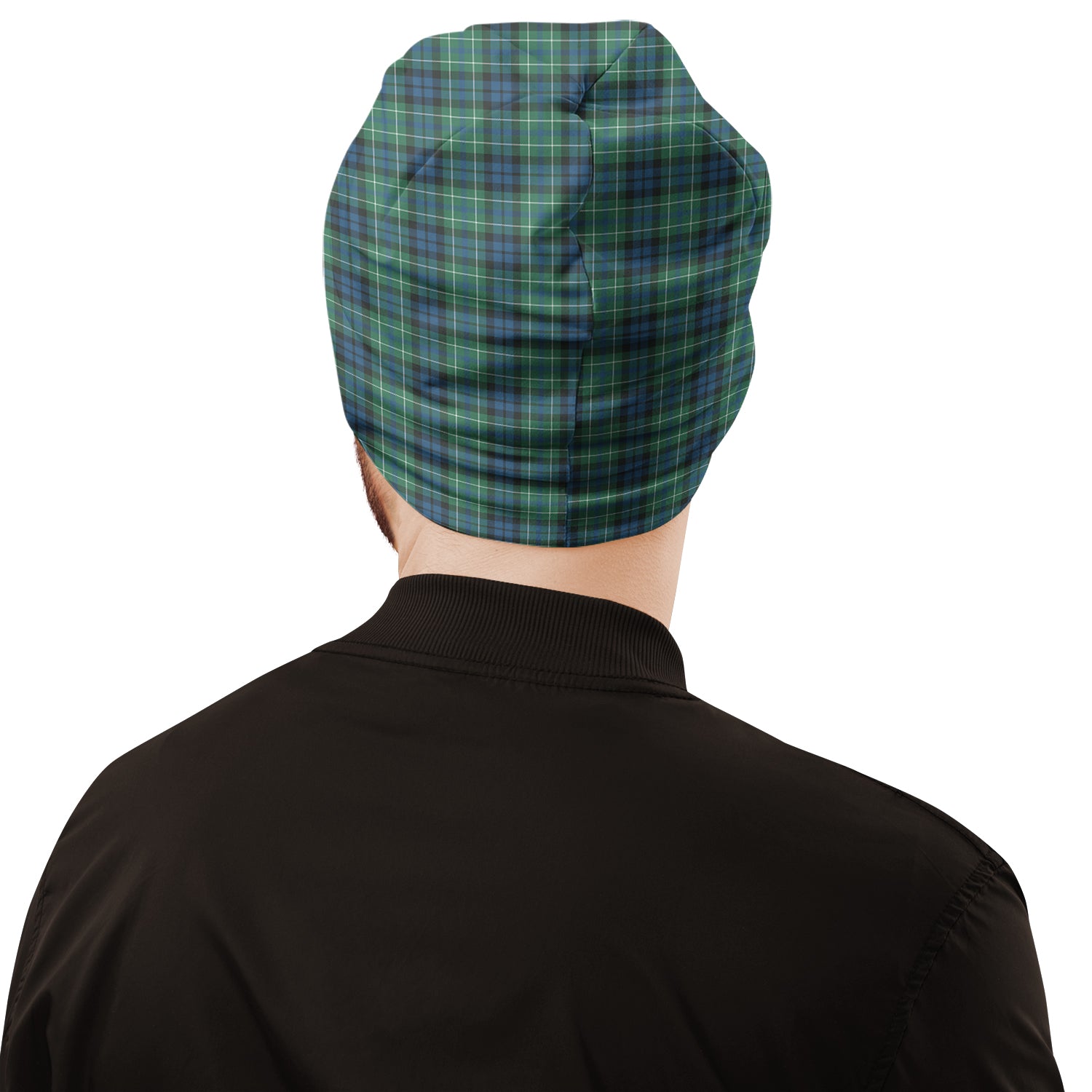 MacNeil of Colonsay Ancient Tartan Beanies Hat with Family Crest - Tartan Vibes Clothing