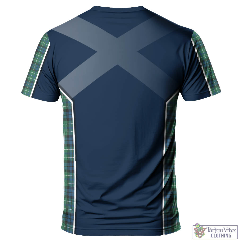 Tartan Vibes Clothing MacNeil of Colonsay Ancient Tartan T-Shirt with Family Crest and Scottish Thistle Vibes Sport Style