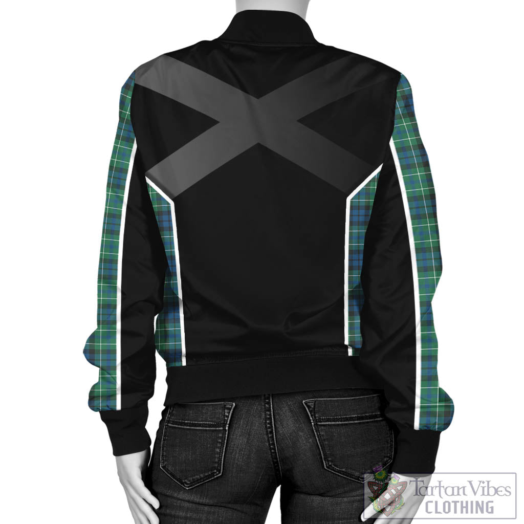 Tartan Vibes Clothing MacNeil of Colonsay Ancient Tartan Bomber Jacket with Family Crest and Scottish Thistle Vibes Sport Style