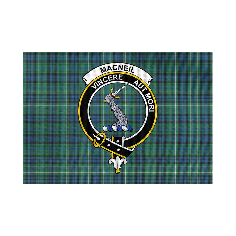 MacNeil of Colonsay Ancient Tartan Flag with Family Crest - Tartan Vibes Clothing