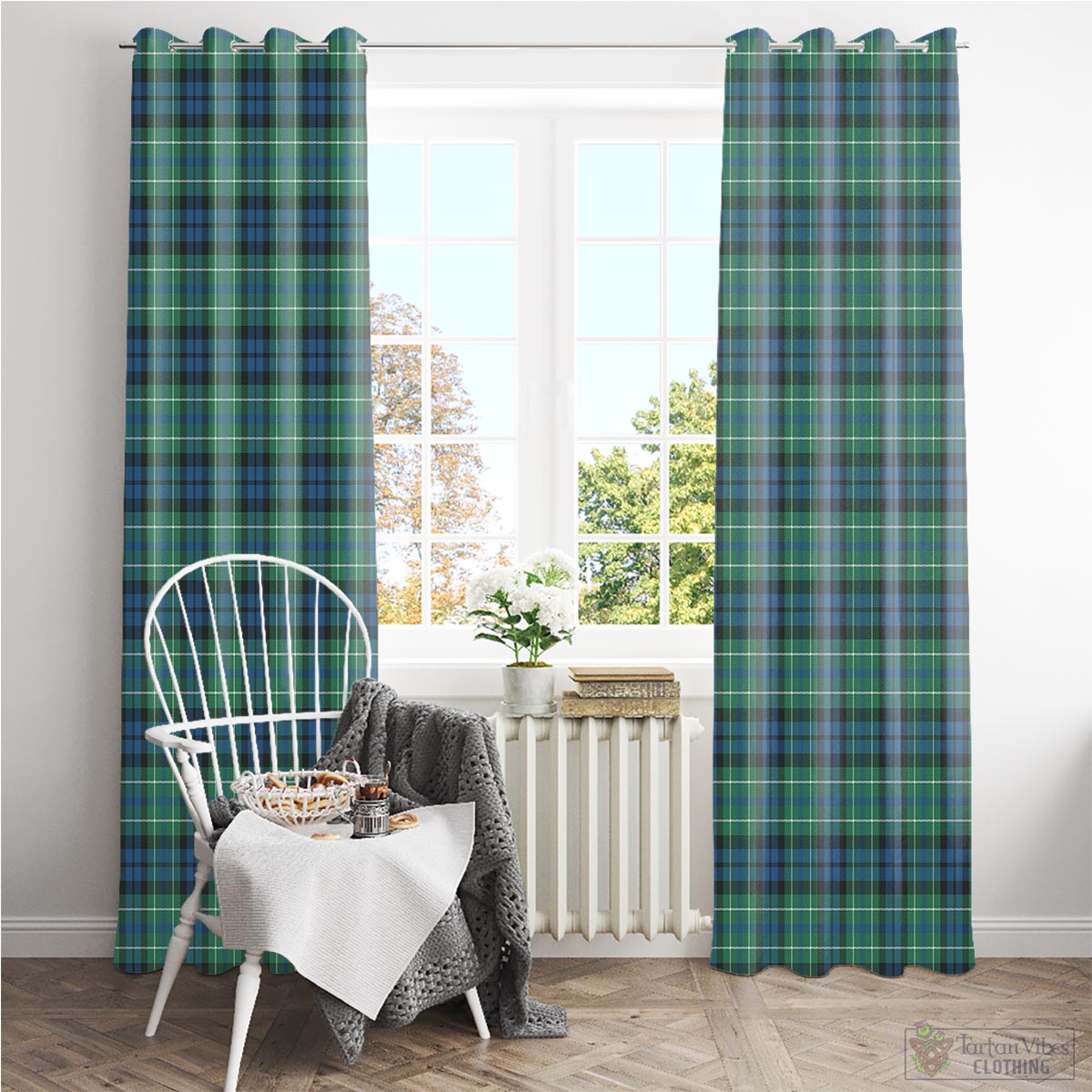 MacNeil of Colonsay Ancient Tartan Window Curtain