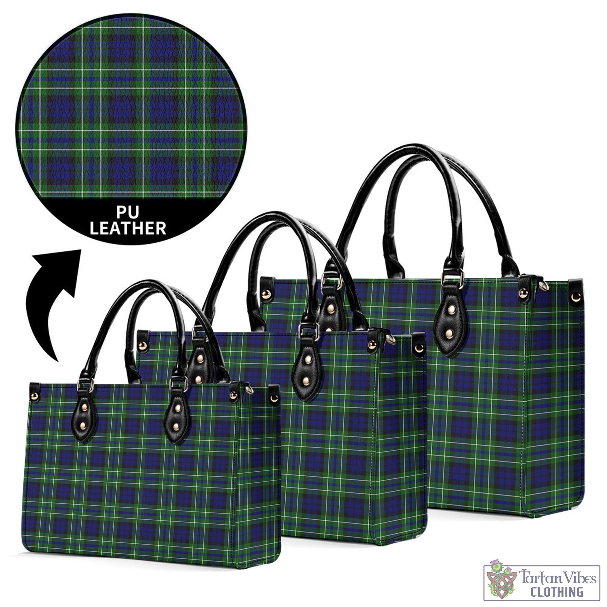 Tartan Vibes Clothing MacNeil of Colonsay Modern Tartan Luxury Leather Handbags