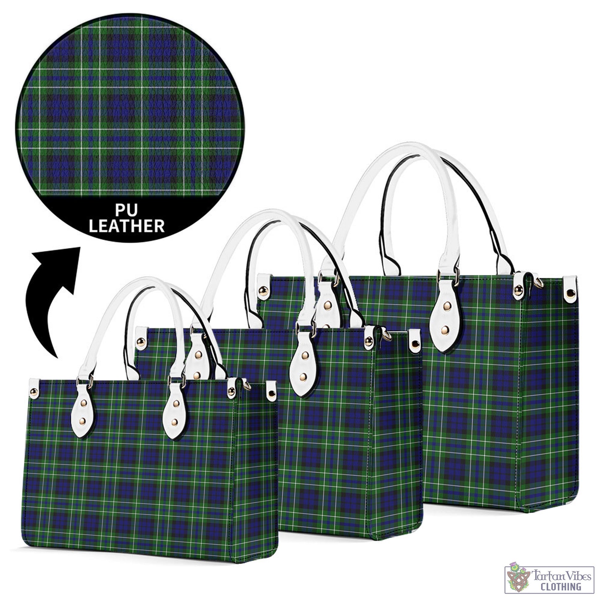 Tartan Vibes Clothing MacNeil of Colonsay Modern Tartan Luxury Leather Handbags