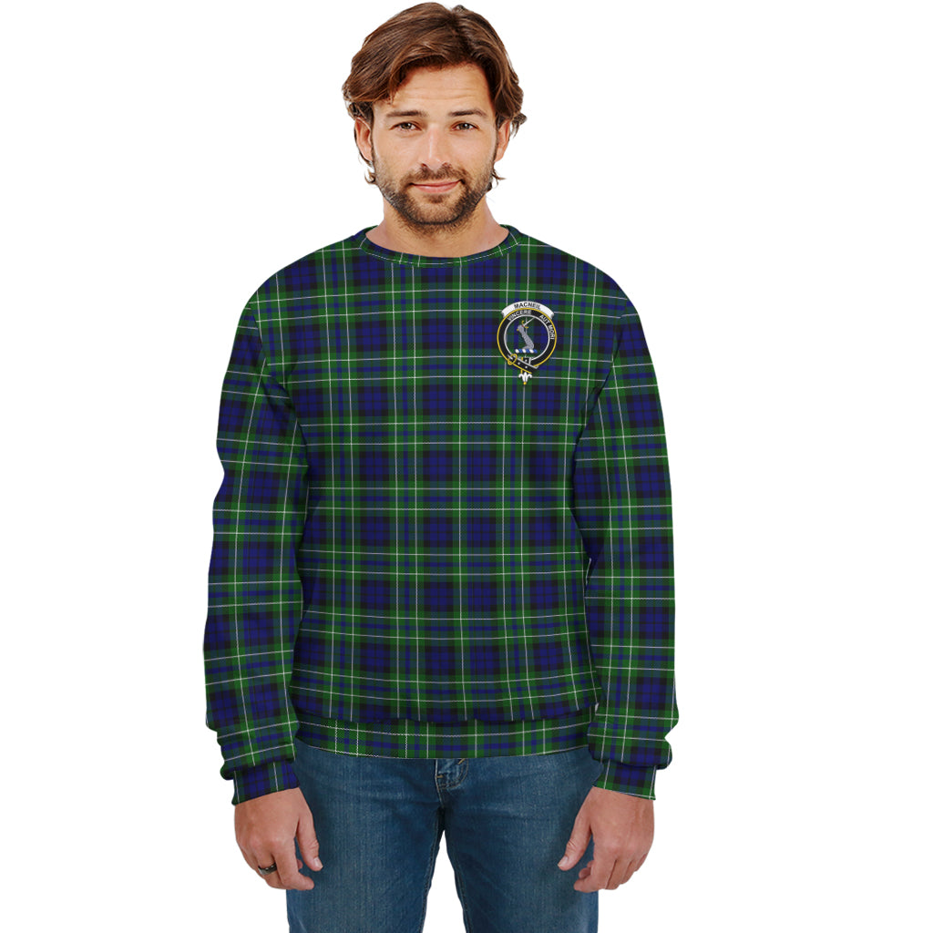 MacNeil of Colonsay Modern Tartan Sweatshirt with Family Crest Unisex - Tartan Vibes Clothing