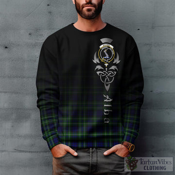 MacNeil of Colonsay Modern Tartan Sweatshirt Featuring Alba Gu Brath Family Crest Celtic Inspired