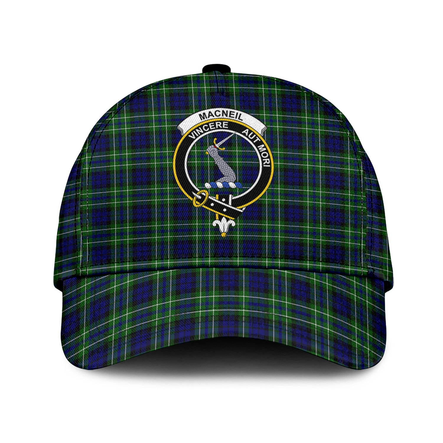 MacNeil of Colonsay Modern Tartan Classic Cap with Family Crest Classic Cap Universal Fit - Tartan Vibes Clothing