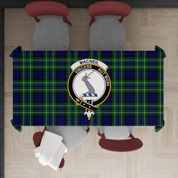 MacNeil of Colonsay Modern Tartan Tablecloth with Family Crest