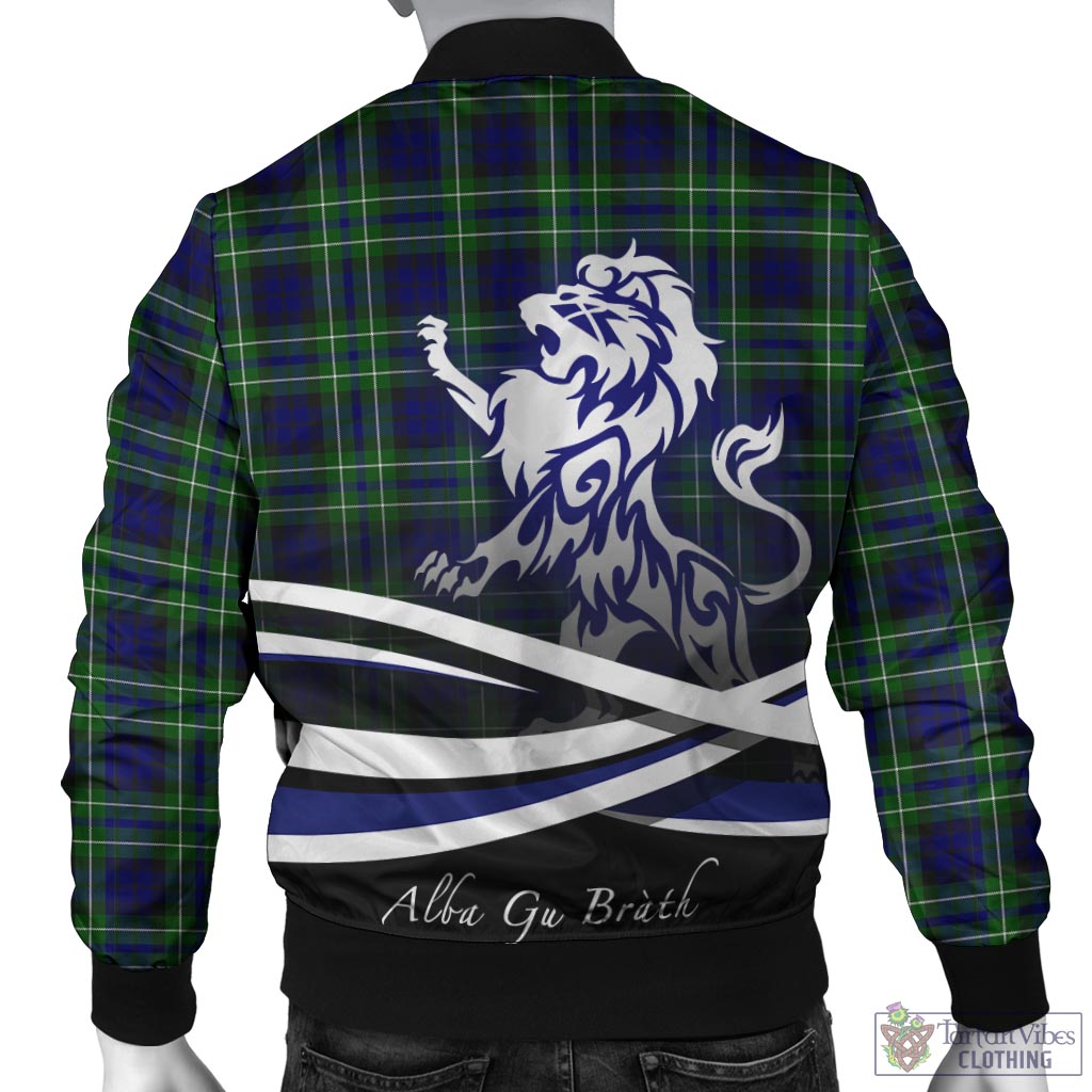 Tartan Vibes Clothing MacNeil of Colonsay Modern Tartan Bomber Jacket with Alba Gu Brath Regal Lion Emblem