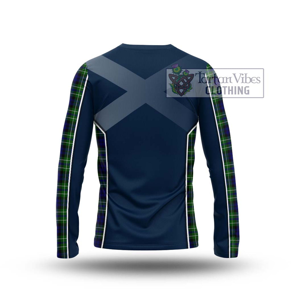 MacNeil of Colonsay Modern Tartan Long Sleeve T-Shirt with Family Crest and Lion Rampant Vibes Sport Style - Tartan Vibes Clothing