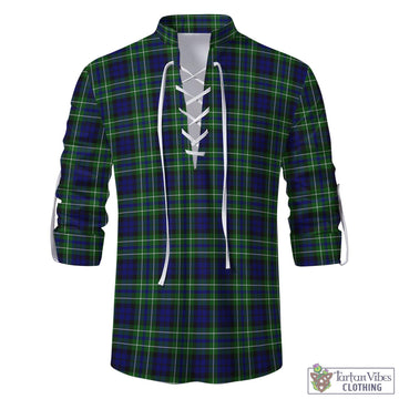 MacNeil of Colonsay Modern Tartan Men's Scottish Traditional Jacobite Ghillie Kilt Shirt