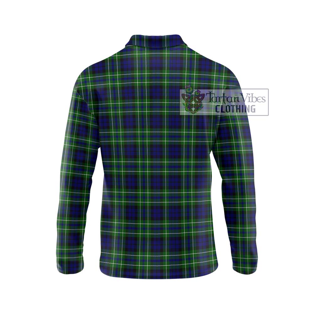 MacNeil of Colonsay Modern Tartan Long Sleeve Polo Shirt with Family Crest DNA In Me Style - Tartanvibesclothing Shop