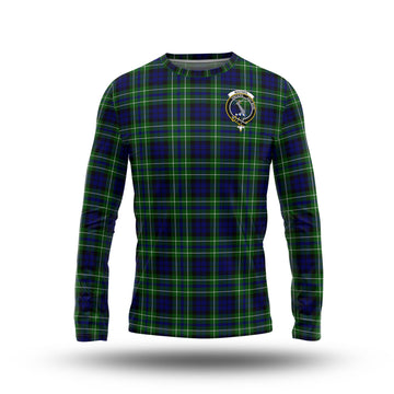 MacNeil of Colonsay Modern Tartan Long Sleeve T-Shirt with Family Crest