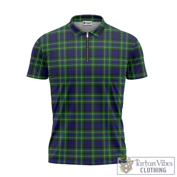 MacNeil of Colonsay Modern Tartan Zipper Polo Shirt