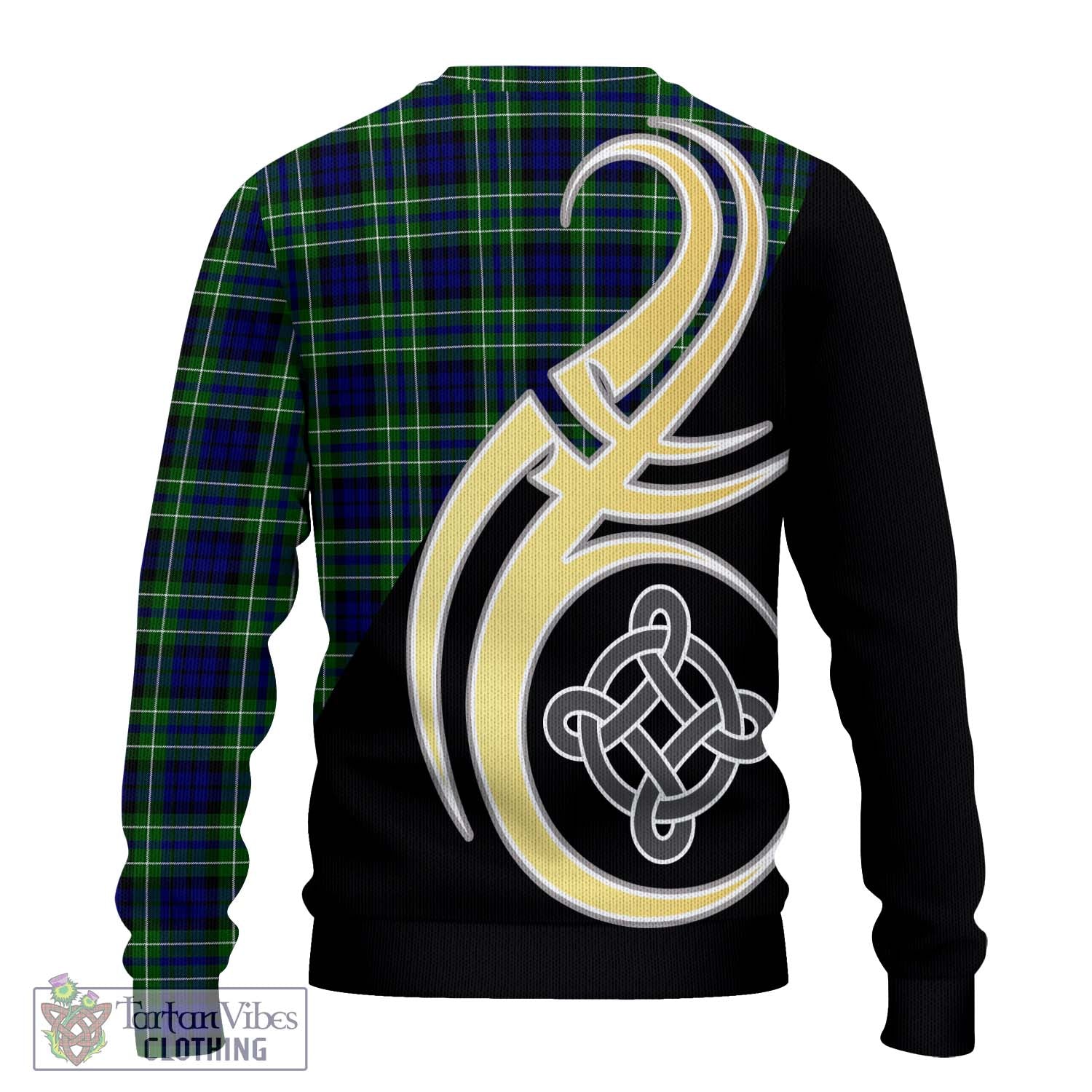 MacNeil of Colonsay Modern Tartan Knitted Sweater with Family Crest and Celtic Symbol Style - Tartan Vibes Clothing