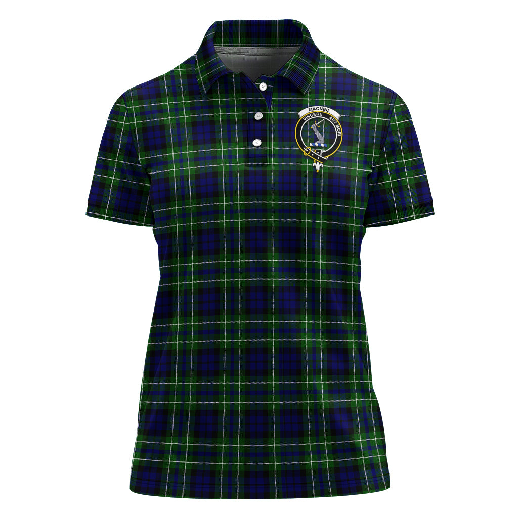 macneil-of-colonsay-modern-tartan-polo-shirt-with-family-crest-for-women