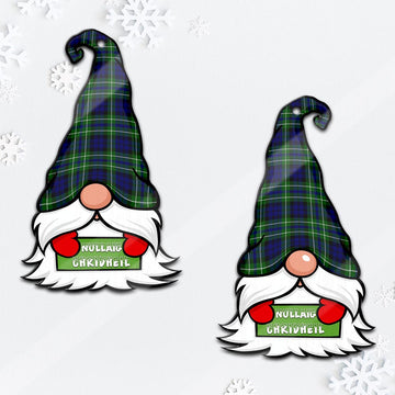 MacNeil of Colonsay Modern Gnome Christmas Ornament with His Tartan Christmas Hat