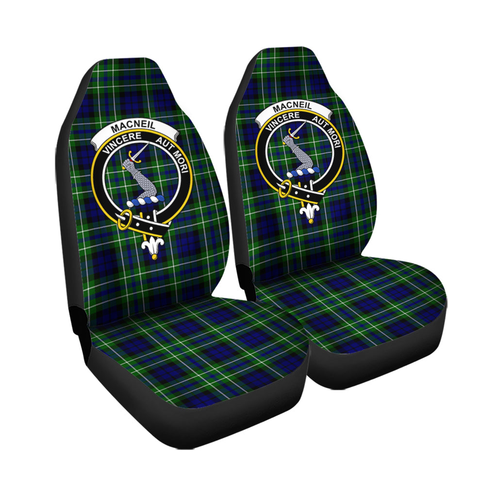 MacNeil of Colonsay Modern Tartan Car Seat Cover with Family Crest - Tartanvibesclothing