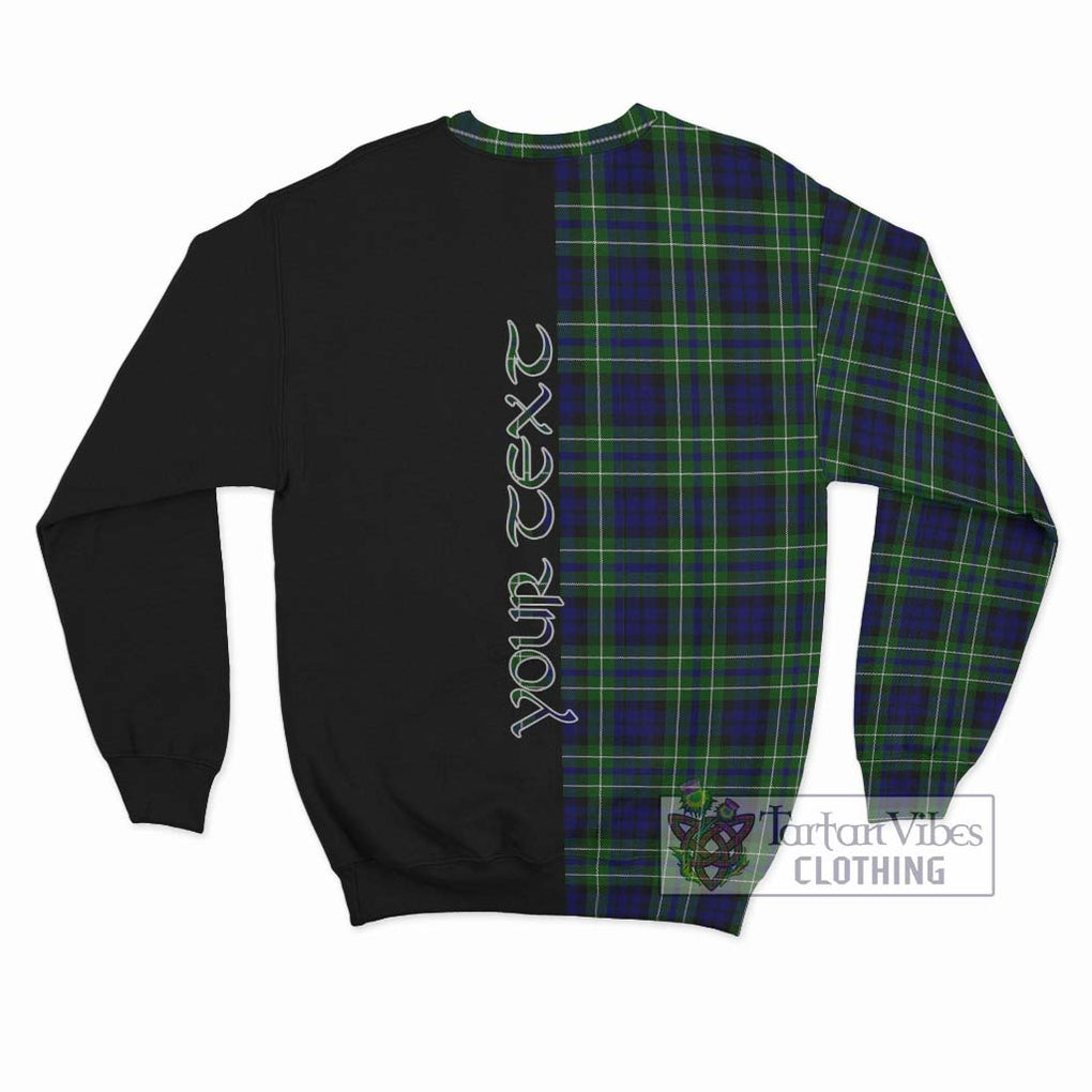 MacNeil of Colonsay Modern Tartan Sweatshirt with Family Crest and Half Of Me Style - Tartanvibesclothing Shop