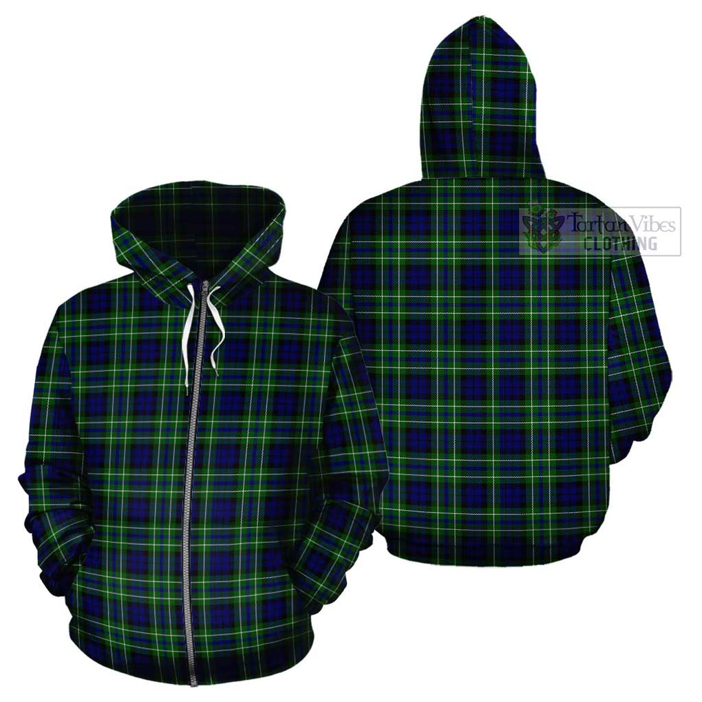 MacNeil of Colonsay Modern Tartan Cotton Hoodie Zip Hoodie - Tartan Vibes Clothing