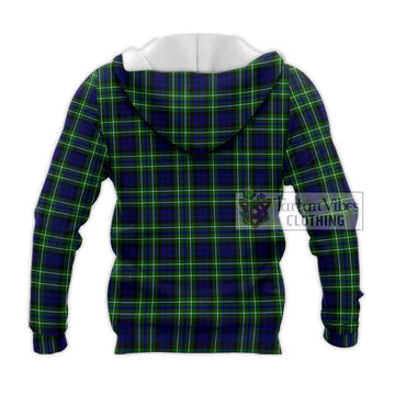 MacNeil of Colonsay Modern Tartan Knitted Hoodie with Family Crest DNA In Me Style