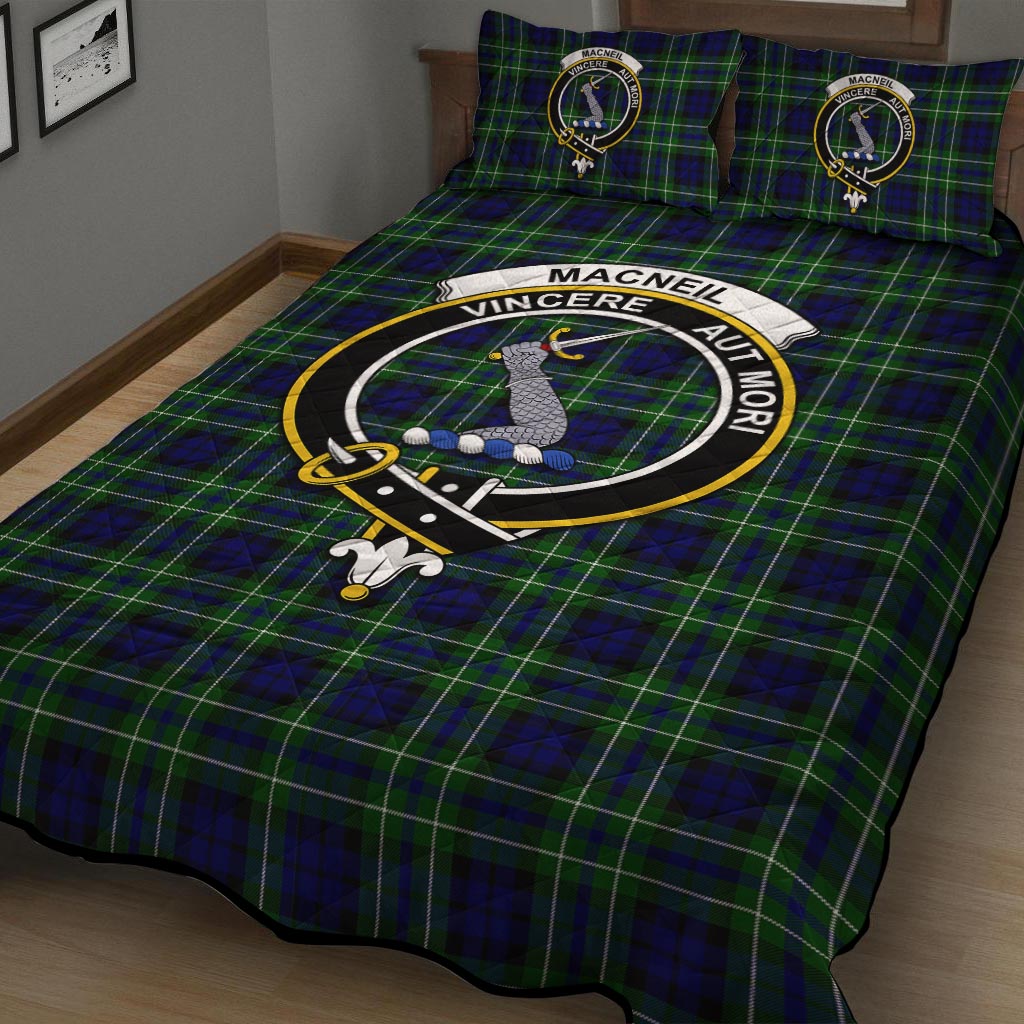 MacNeil of Colonsay Modern Tartan Quilt Bed Set with Family Crest - Tartan Vibes Clothing