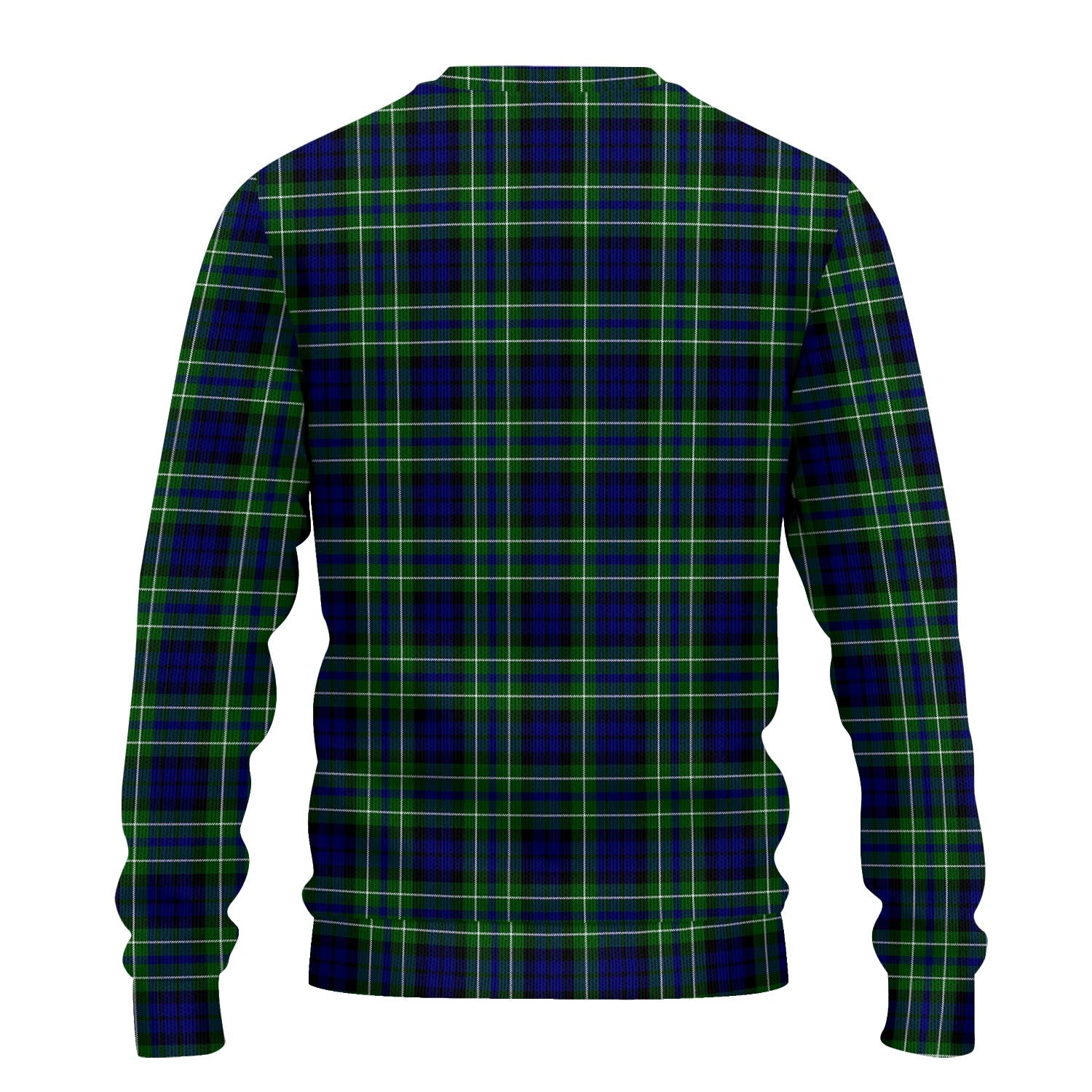 MacNeil of Colonsay Modern Tartan Knitted Sweater with Family Crest - Tartanvibesclothing