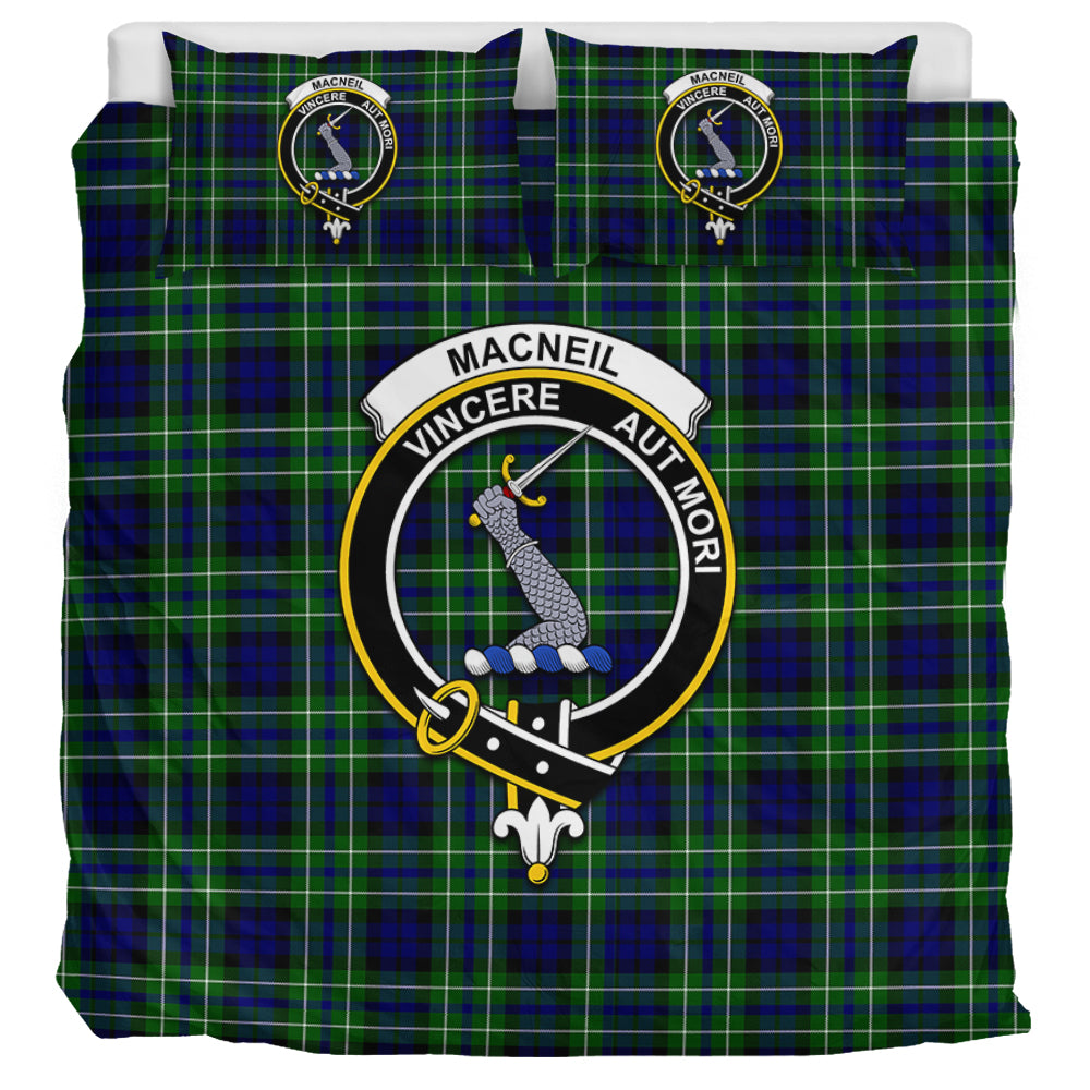 MacNeil of Colonsay Modern Tartan Bedding Set with Family Crest UK Bedding Set UK Super King 104*94 inch - Tartan Vibes Clothing