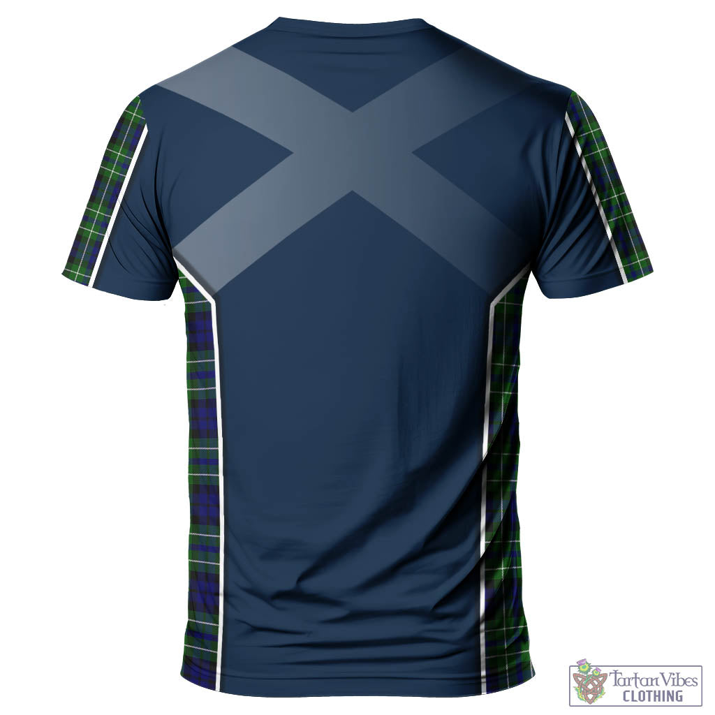 Tartan Vibes Clothing MacNeil of Colonsay Modern Tartan T-Shirt with Family Crest and Lion Rampant Vibes Sport Style