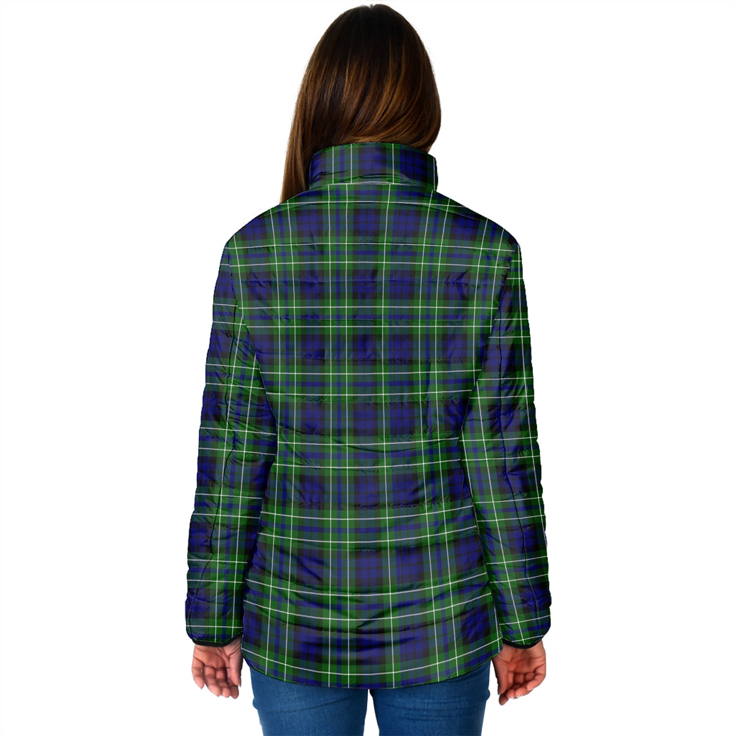 MacNeil of Colonsay Modern Tartan Padded Jacket with Family Crest - Tartan Vibes Clothing