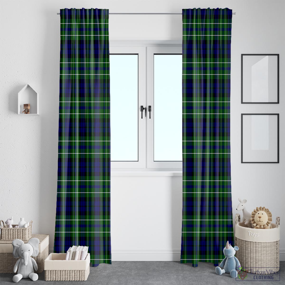 MacNeil of Colonsay Modern Tartan Window Curtain