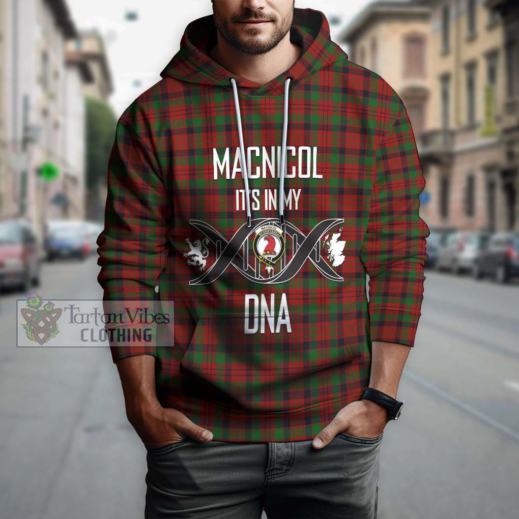 MacNicol (McNicol) Tartan Hoodie with Family Crest DNA In Me Style Pullover Hoodie - Tartanvibesclothing Shop