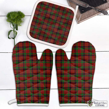 MacNicol (McNicol) Tartan Combo Oven Mitt & Pot-Holder White - Tartan Vibes Clothing
