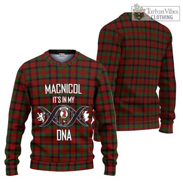 MacNicol (McNicol) Tartan Ugly Sweater with Family Crest DNA In Me Style