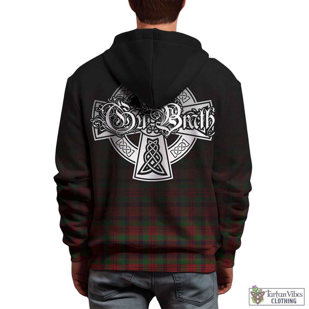 Tartan Vibes Clothing MacNicol Tartan Hoodie Featuring Alba Gu Brath Family Crest Celtic Inspired