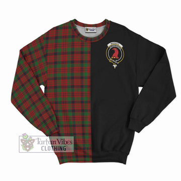 MacNicol (McNicol) Tartan Sweatshirt with Family Crest and Half Of Me Style