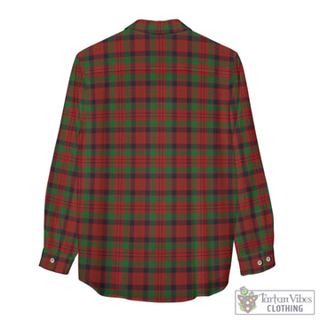 MacNicol (McNicol) Tartan Women's Casual Shirt with Family Crest