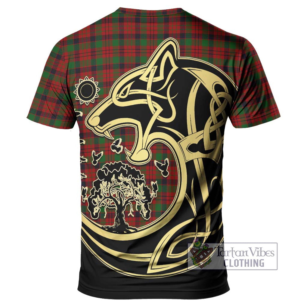 MacNicol (McNicol) Tartan T-Shirt with Family Crest Celtic Wolf Style - Tartan Vibes Clothing