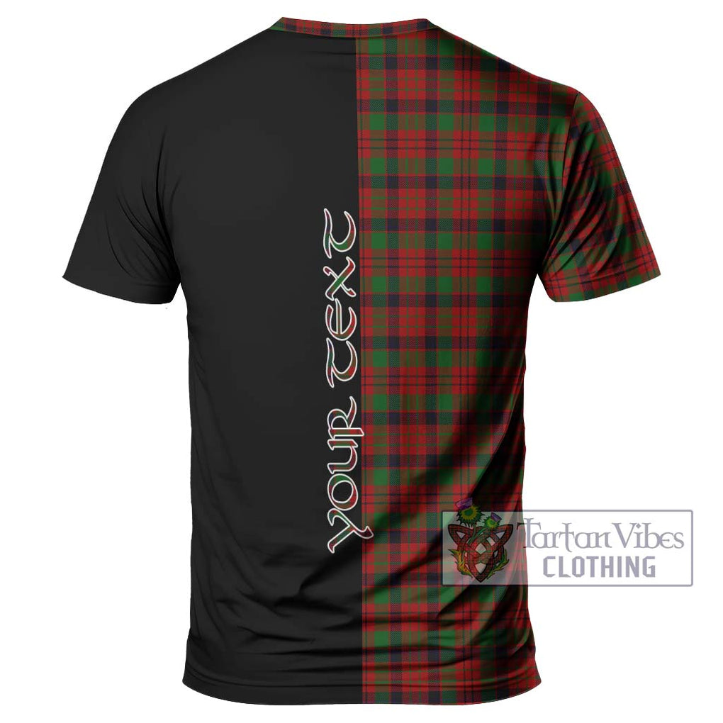 MacNicol (McNicol) Tartan T-Shirt with Family Crest and Half Of Me Style - Tartanvibesclothing Shop