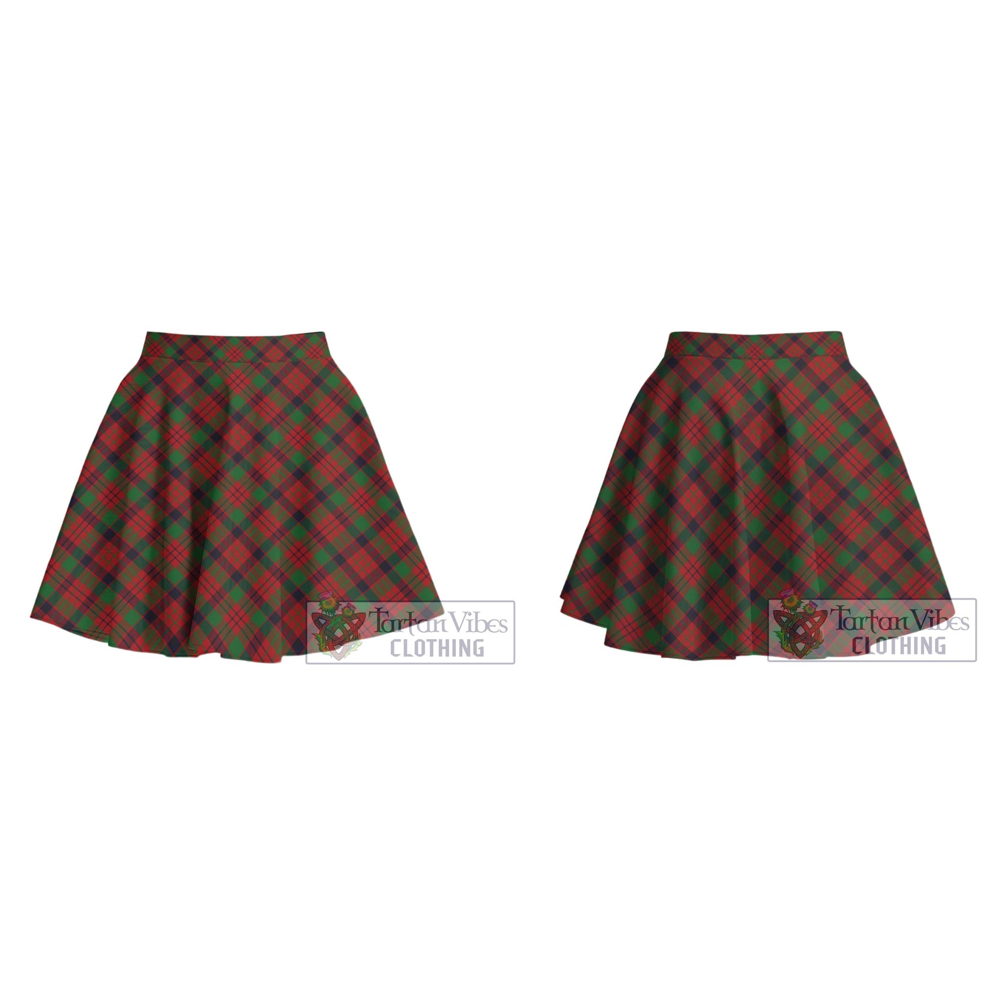 Tartan Vibes Clothing MacNicol Tartan Women's Plated Mini Skirt