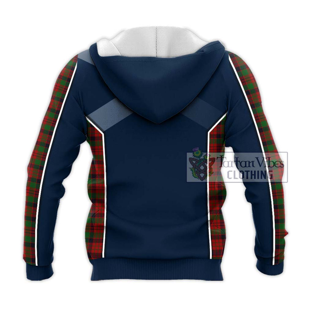 MacNicol (McNicol) Tartan Knitted Hoodie with Family Crest and Lion Rampant Vibes Sport Style - Tartan Vibes Clothing