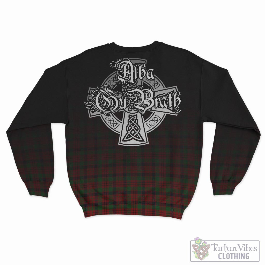 Tartan Vibes Clothing MacNicol Tartan Sweatshirt Featuring Alba Gu Brath Family Crest Celtic Inspired