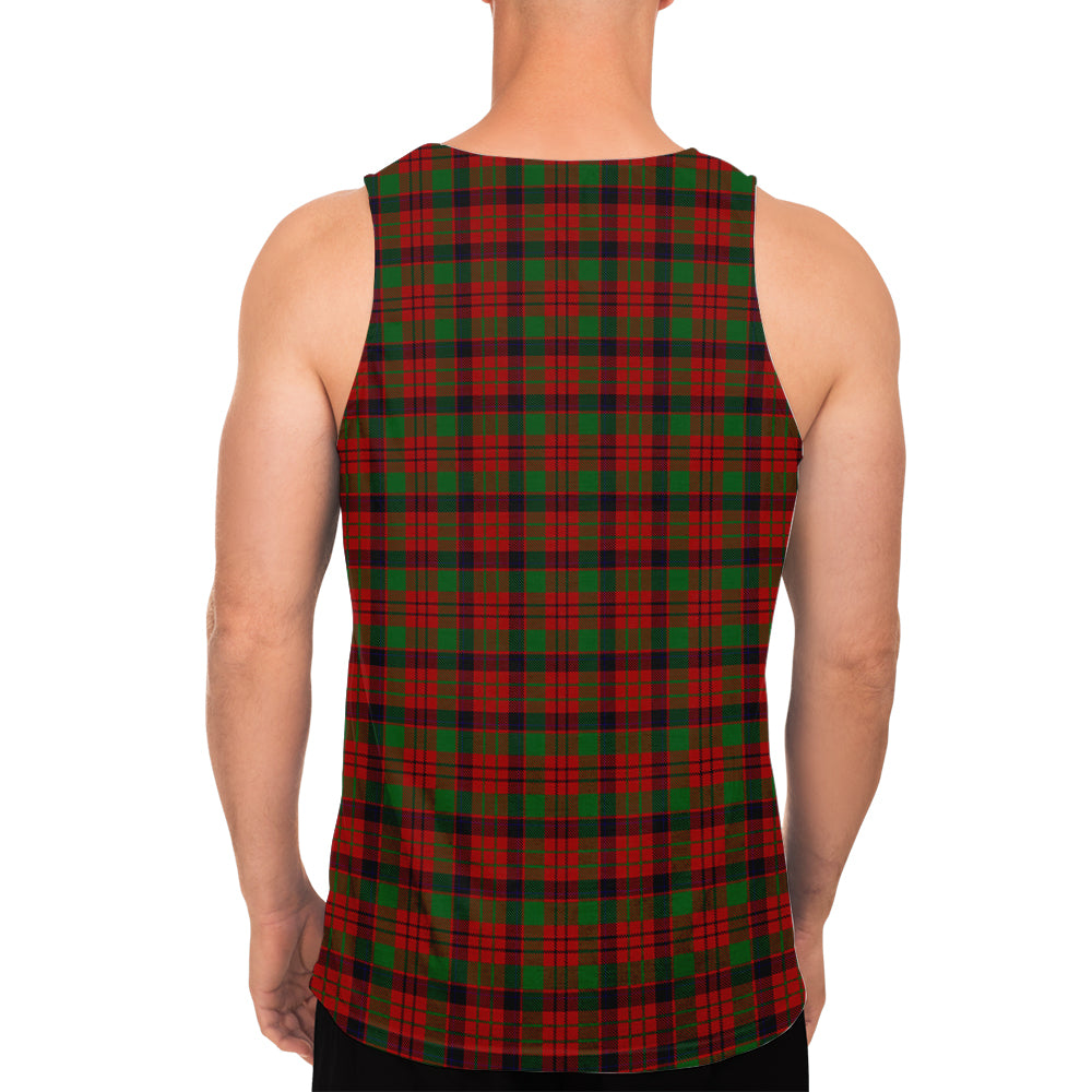 MacNicol (McNicol) Tartan Mens Tank Top with Family Crest - Tartan Vibes Clothing