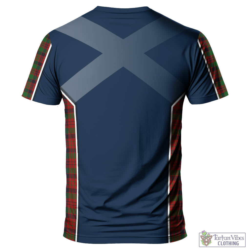 Tartan Vibes Clothing MacNicol Tartan T-Shirt with Family Crest and Lion Rampant Vibes Sport Style