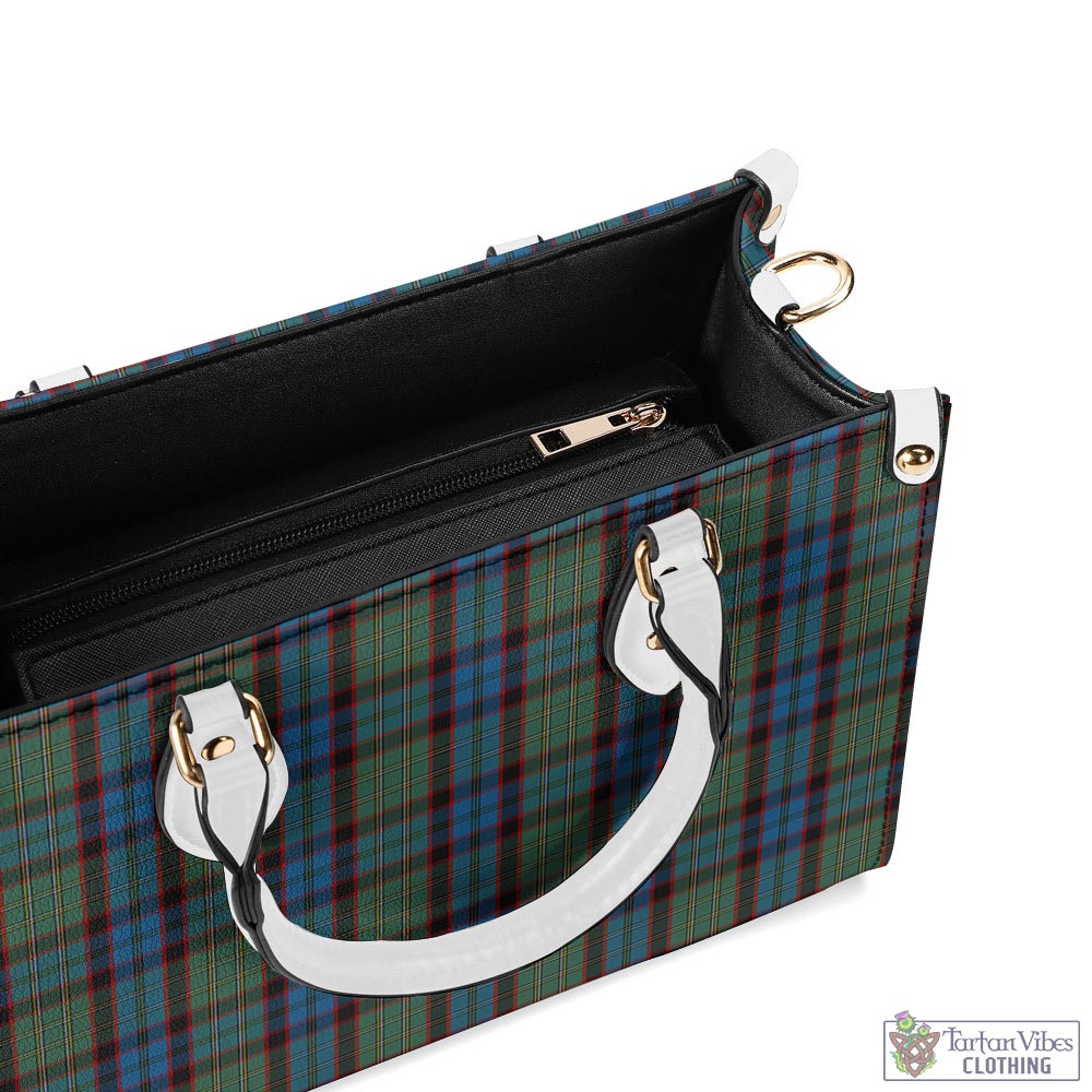 Tartan Vibes Clothing MacNicol Hunting Tartan Luxury Leather Handbags